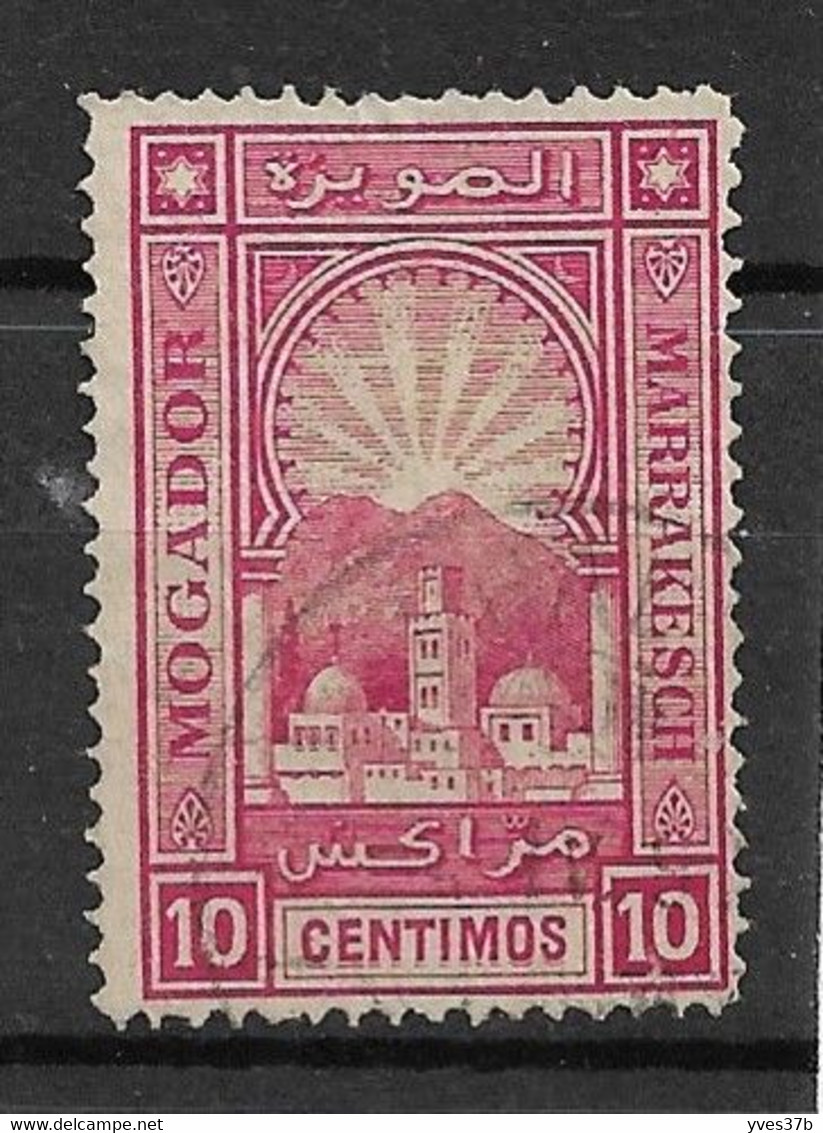 MAROC - Postes Locales - Mogador à  Marrakesh - N°85 Oblitéré - TTB - - Usados