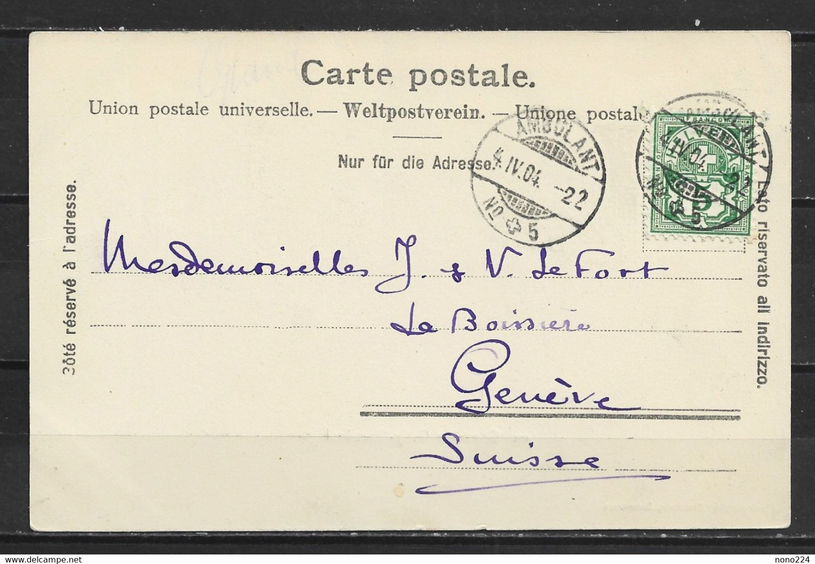 Carte P De 1904 ( Gare De Gilly-Bursinel ) - Gilly