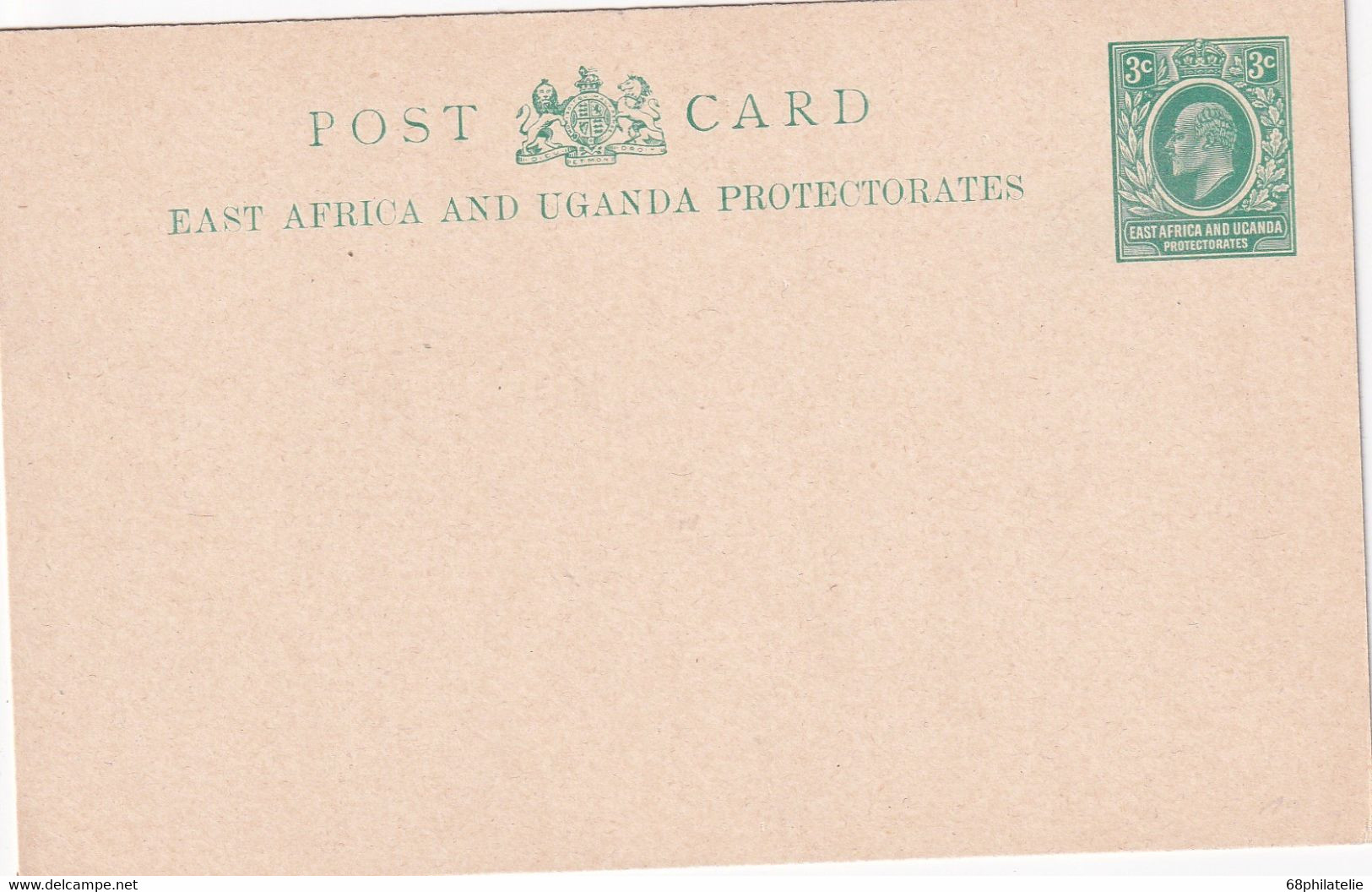 EAST AFRIKA AND UGANDA      ENTIER POSTAL/GANZSACHE/POSTAL STATIONERY CARTE - Brits Oost-Afrika