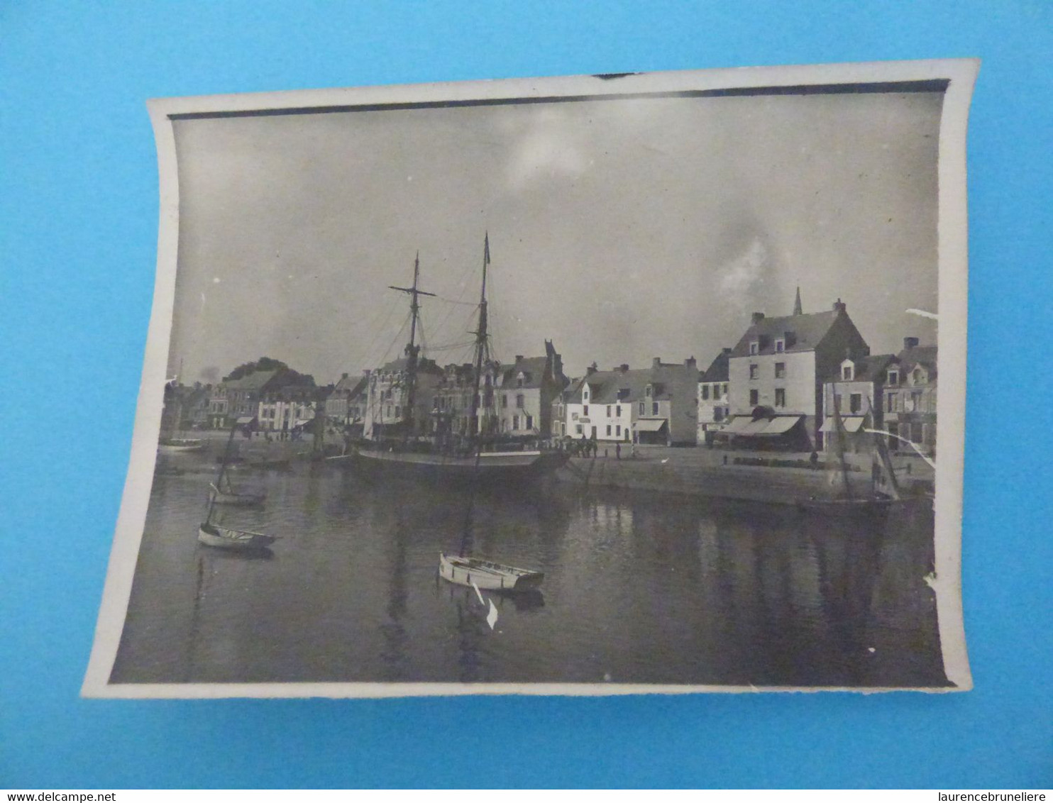 PHOTO ALBUMINEE - 44 LE POULIGUEN - LE PORT - 1910 - Plaatsen