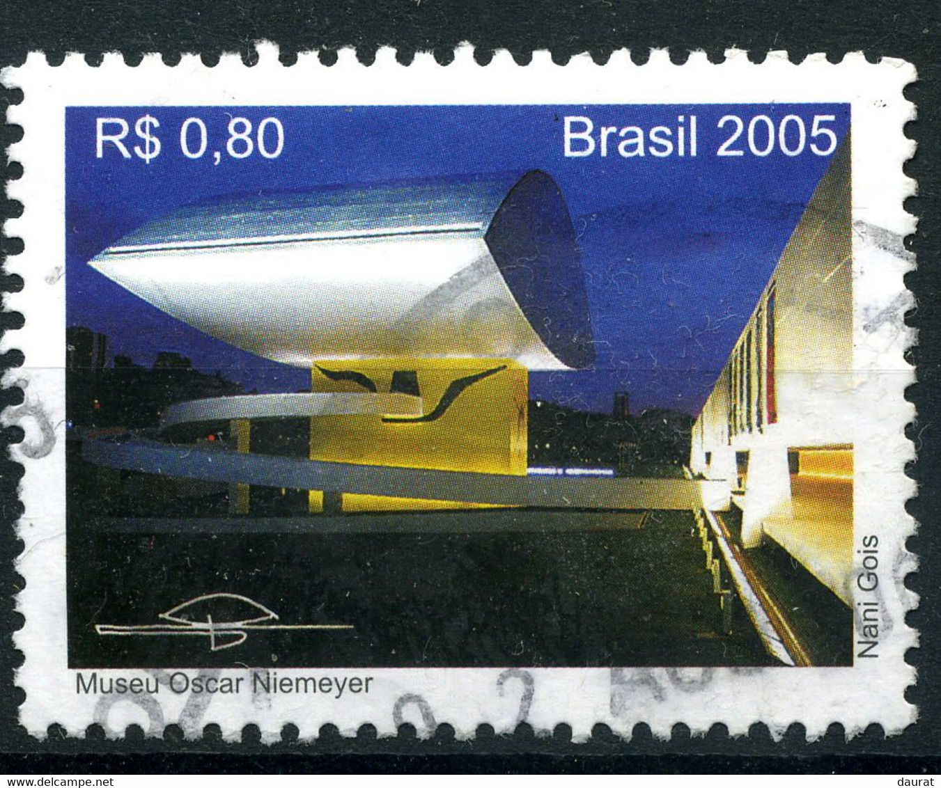 2005 Brésil Y&T N° 460° Musée Oscar Niemeyer - Gebruikt