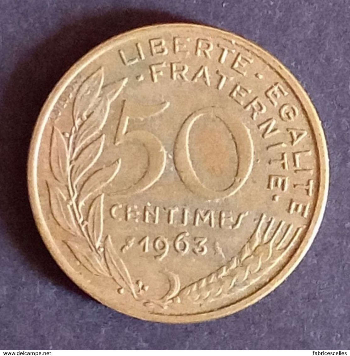 50 Centimes Marianne  1963 Quatre Plis - 50 Centimes