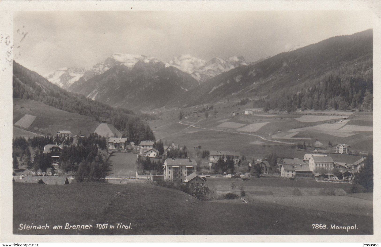 AK - STEINACH Am Brenner - Ortsansicht 1936 - Steinach Am Brenner