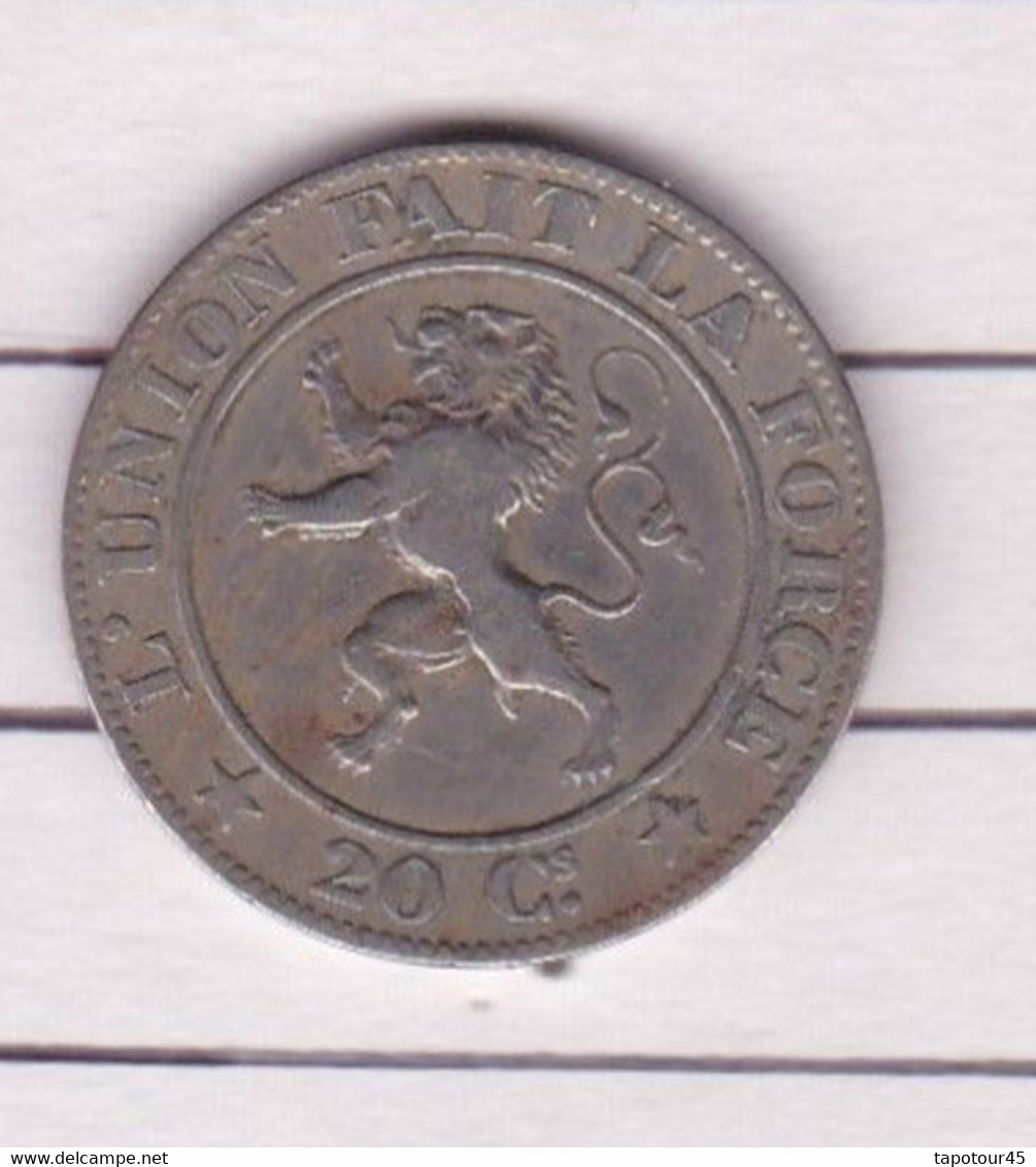 T P Pl 18//04 > Belgique >  2 Pièces 20  Cent >  1861 - 20 Cent