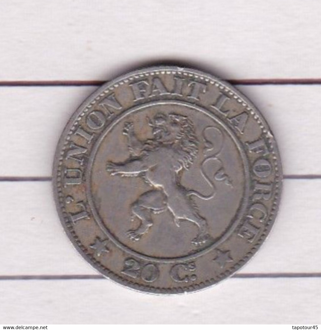 T P Pl 18//04 > Belgique >  2 Pièces 20  Cent >  1861 - 20 Cents