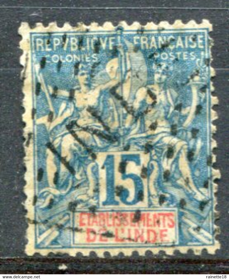 Inde                                                6 Oblitéré  Cachet Losange Inde - Used Stamps