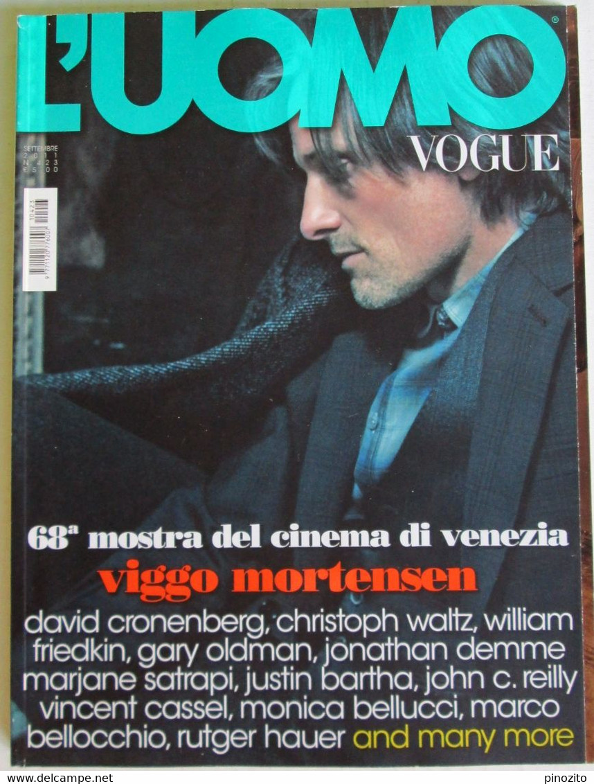 L’UOMO VOGUE 423 2011 Viggo Mortensen David Cronenberg Christoph Waltz Vincent Cassel Gary Oldman Rutger Hauer - Fashion