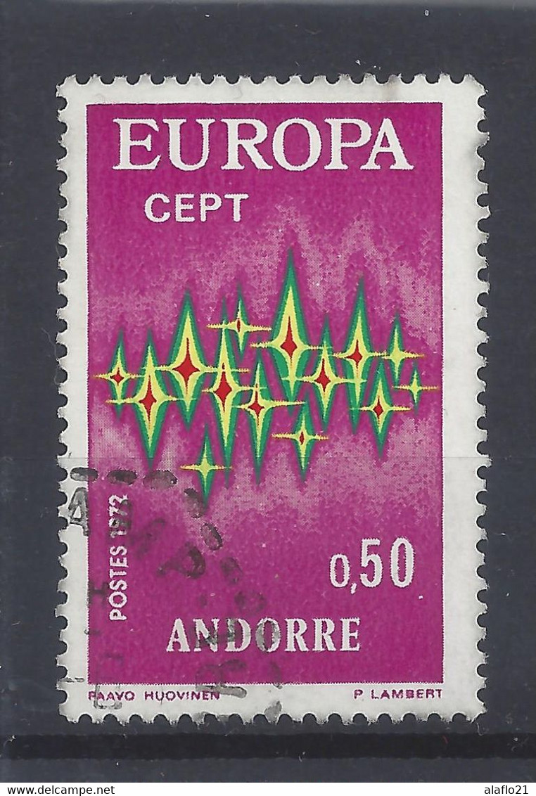 ANDORRE N° 217 - EUROPA 1972 - OBLITERE - Used Stamps