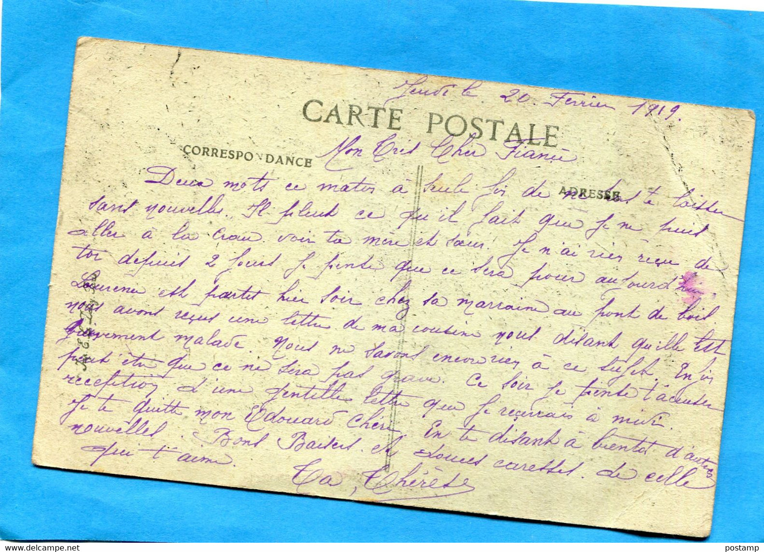 La Crau -Chateau De La Castille Ouvriers En Pause-éditiondu ELD-a Voyagé En1919 - La Crau
