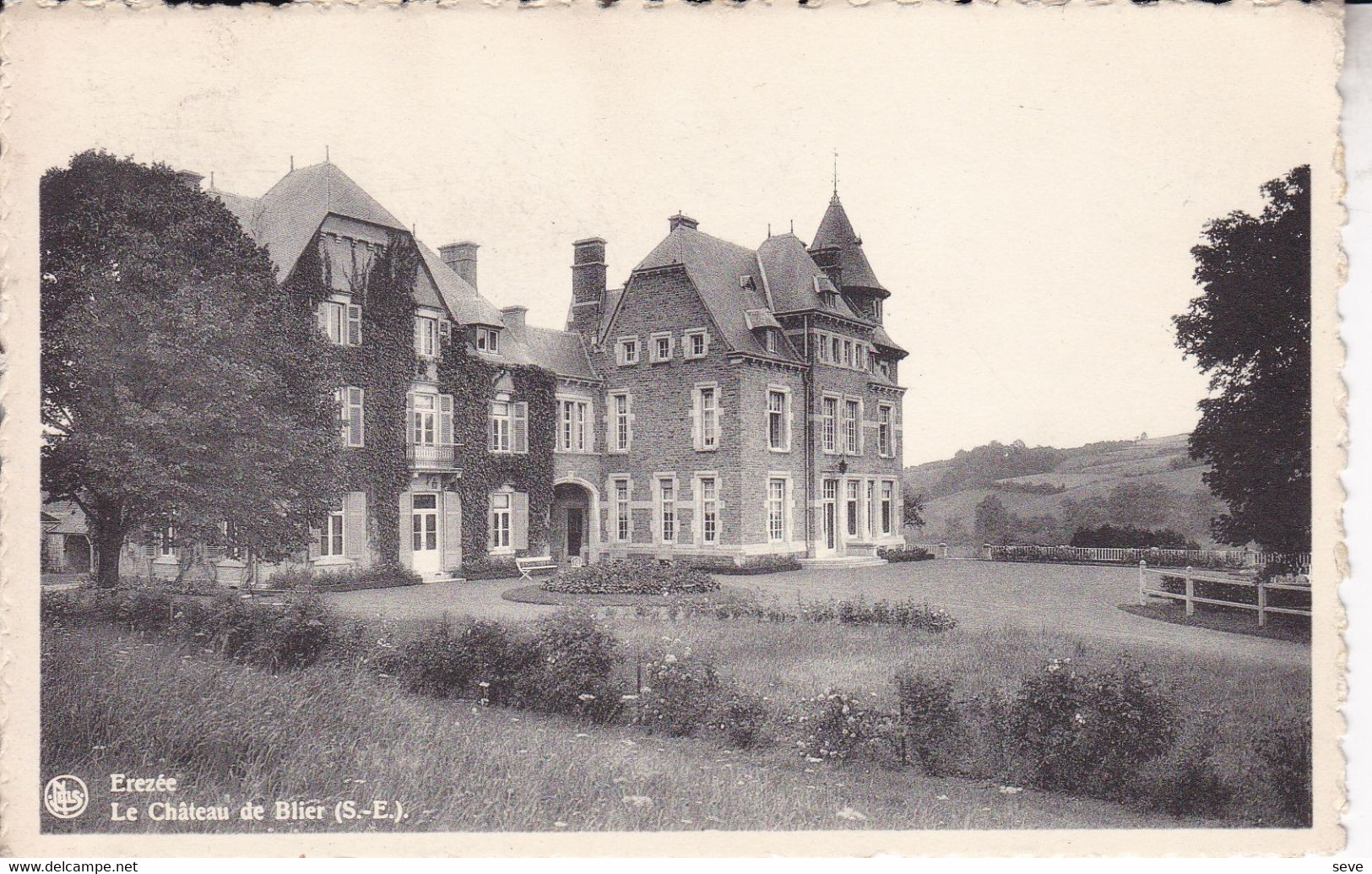 EREZEE Le Château De Blier  / A été Postée En 1954 - Erezée