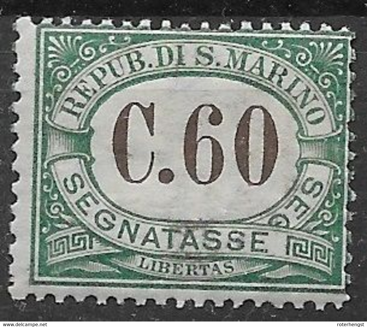 San Marino Mh * 1897 30 Euros - Timbres-taxe