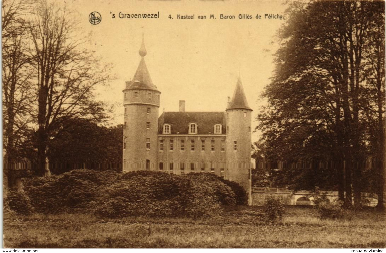 SCHILDE - 'S GRAVENWEZEL - KASTEEL VAN M. BARON GILLES DE PELICHY - Schilde