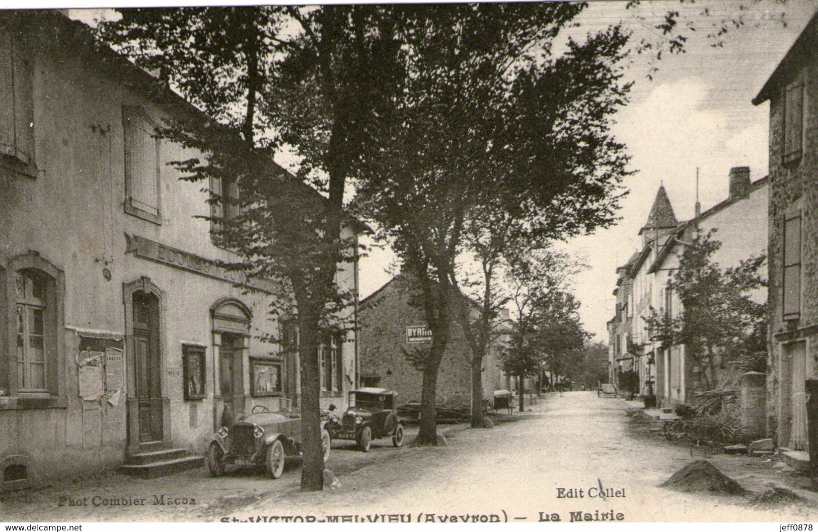 12 - AVEYRON - SAINT VICTOR MELVIEU - La Mairie - 1922 - Très Bon état - Saint Victor