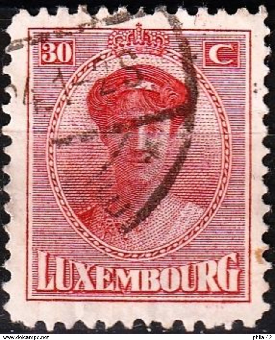 Luxembourg 1921 - Mi 129 - YT 127 ( Grand Duchess Charlotte ) - 1921-27 Charlotte Di Fronte