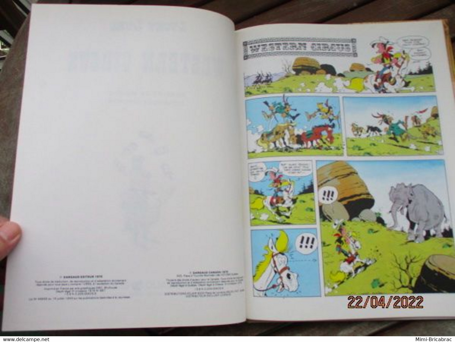 BD2009 Album CARTONNE LUCKY LUKE : WESTERN CIRCUS  Réédition De 1976 , TRES Bon état ! - Lucky Luke