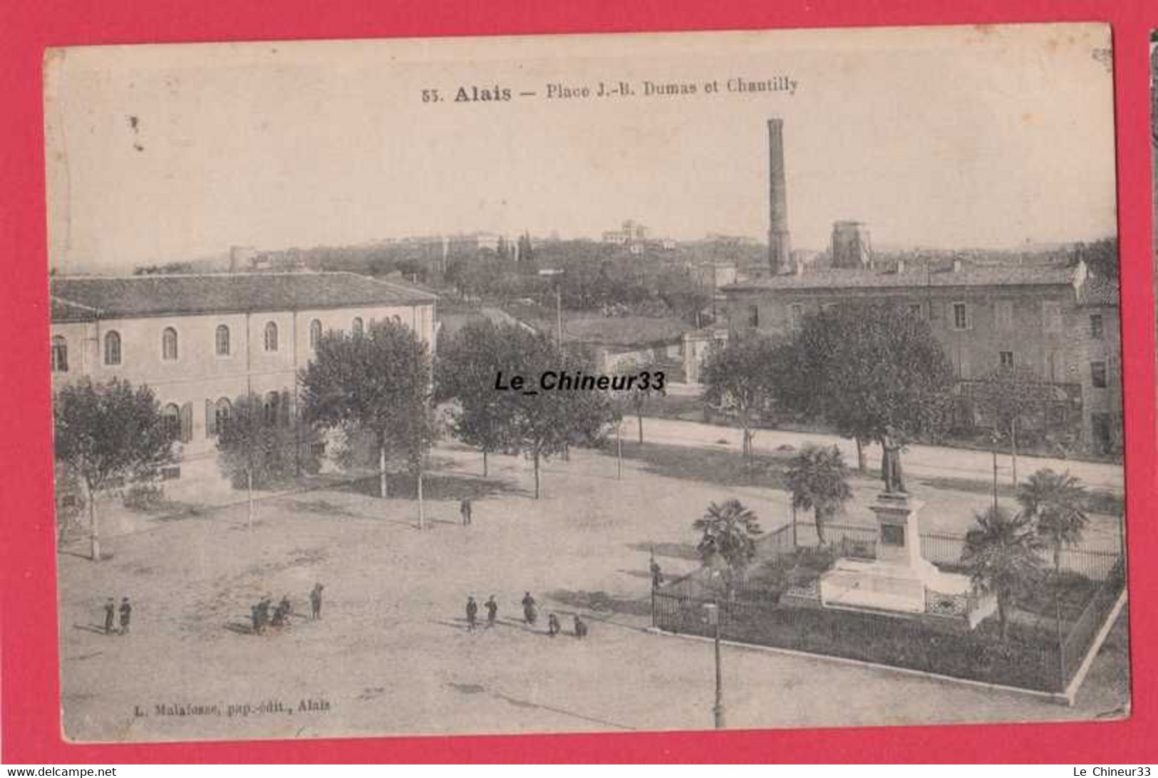 30 - ALES ( ALAIS )--Place J.B Dumas Et Chantilly-----animé - Alès
