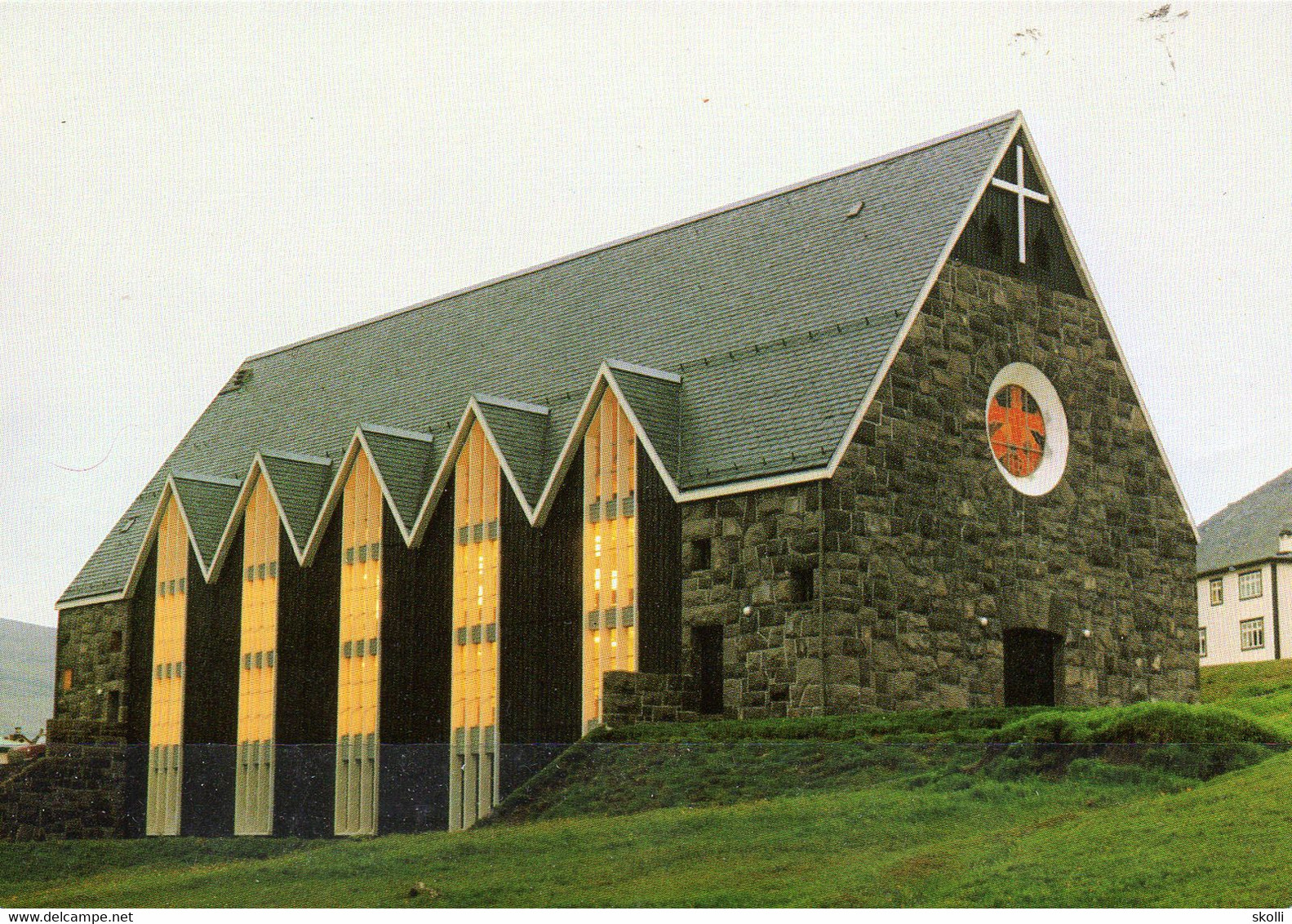 POSTCARD. FAROES. Christianskirkjan, Klakksvik. - Faroe Islands