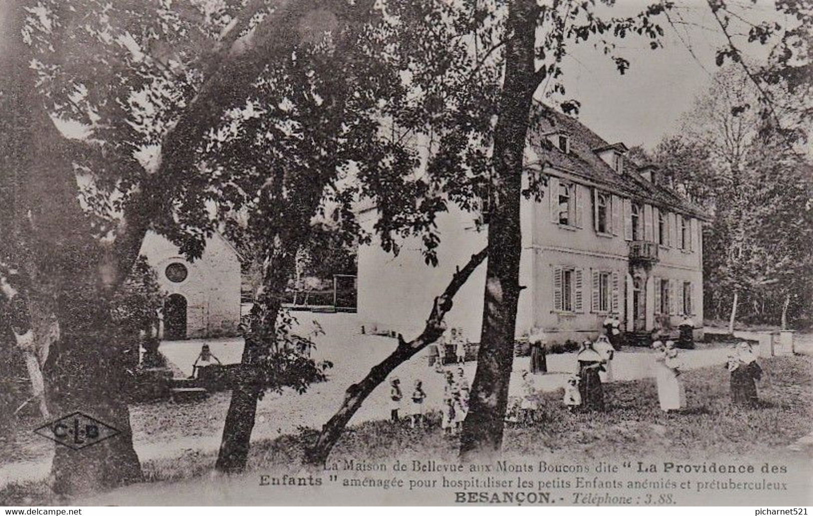 BESANCON - La Maison De Bellevue Aux Monts-boucons, Dite "La Providence Des Enfants" Ed. CLB. Non Circ. Bon état. - Besancon