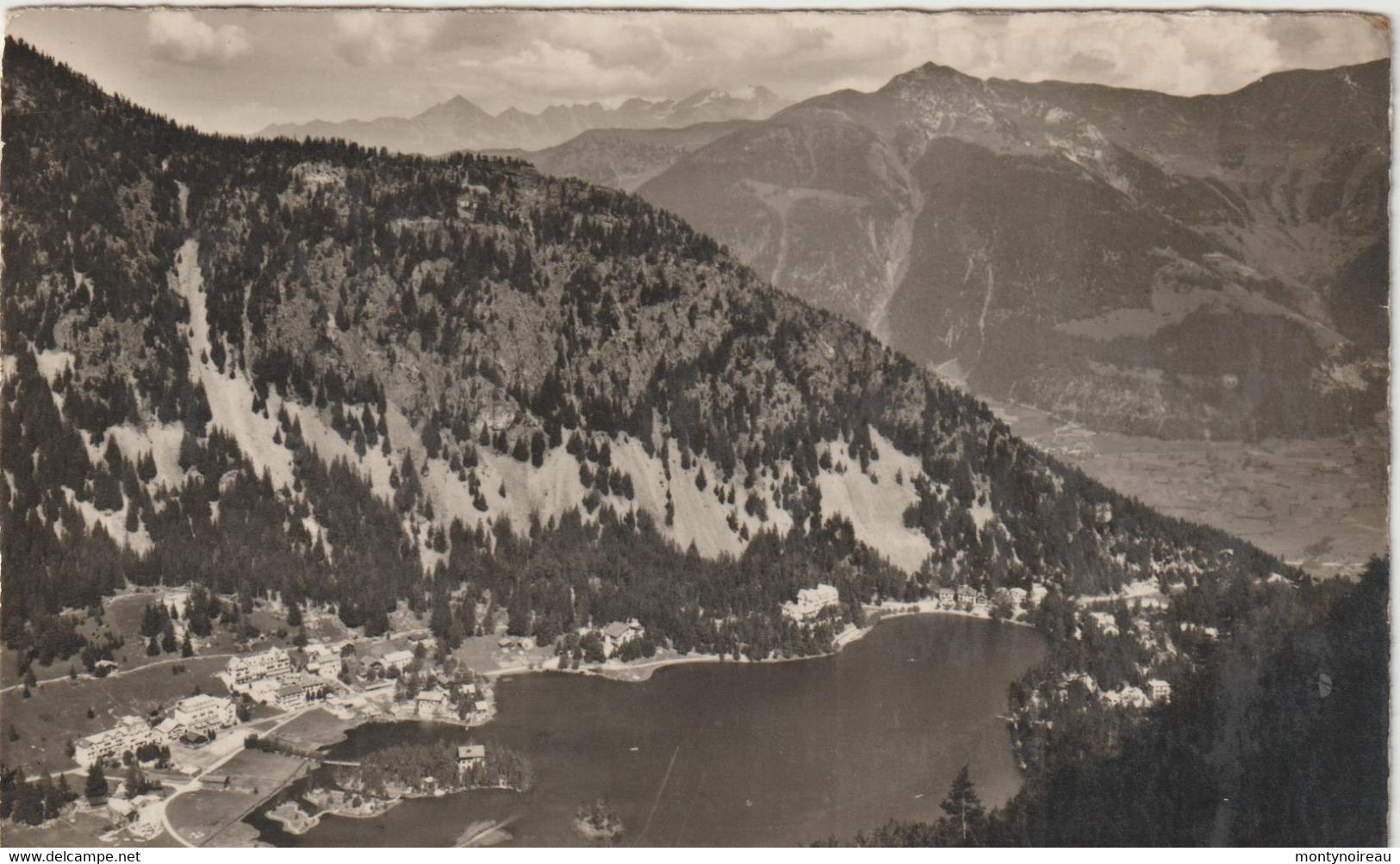 Suisse : Lac  Champex , Tampon Du Café Du Club  Alpin - Cham