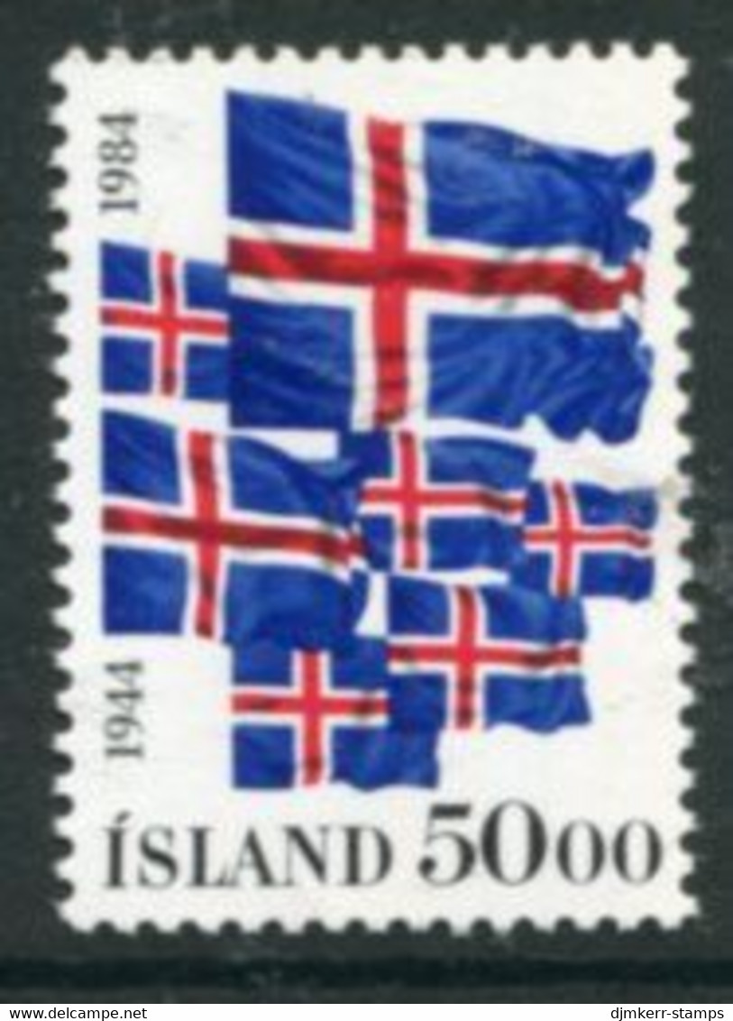 ICELAND 1984 Anniversary Of Republic (flag) MNH / **.  Michel 617 - Ungebraucht