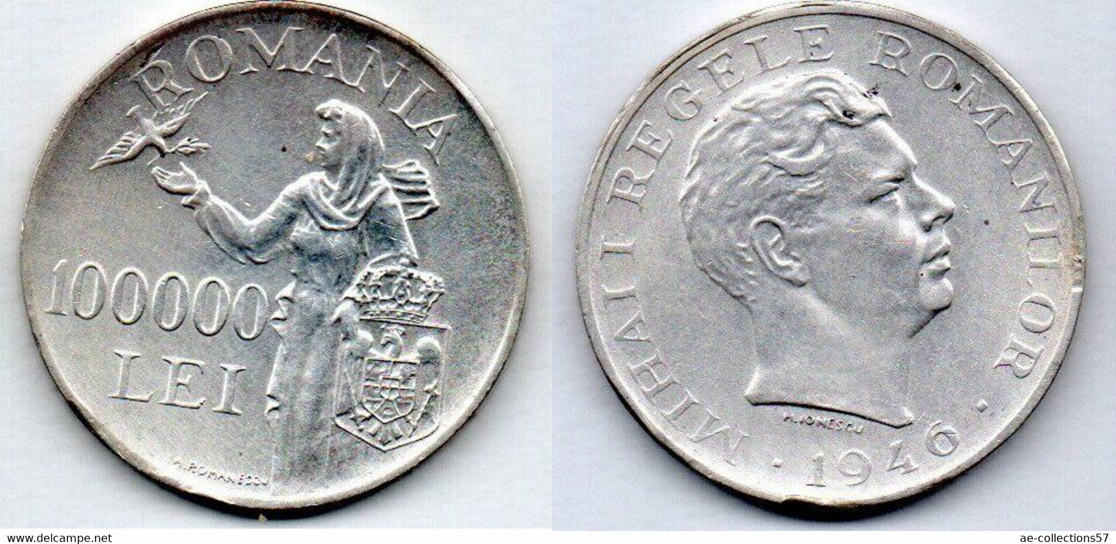 Roumanie -  100000 Lei 1946 TTB - Romania