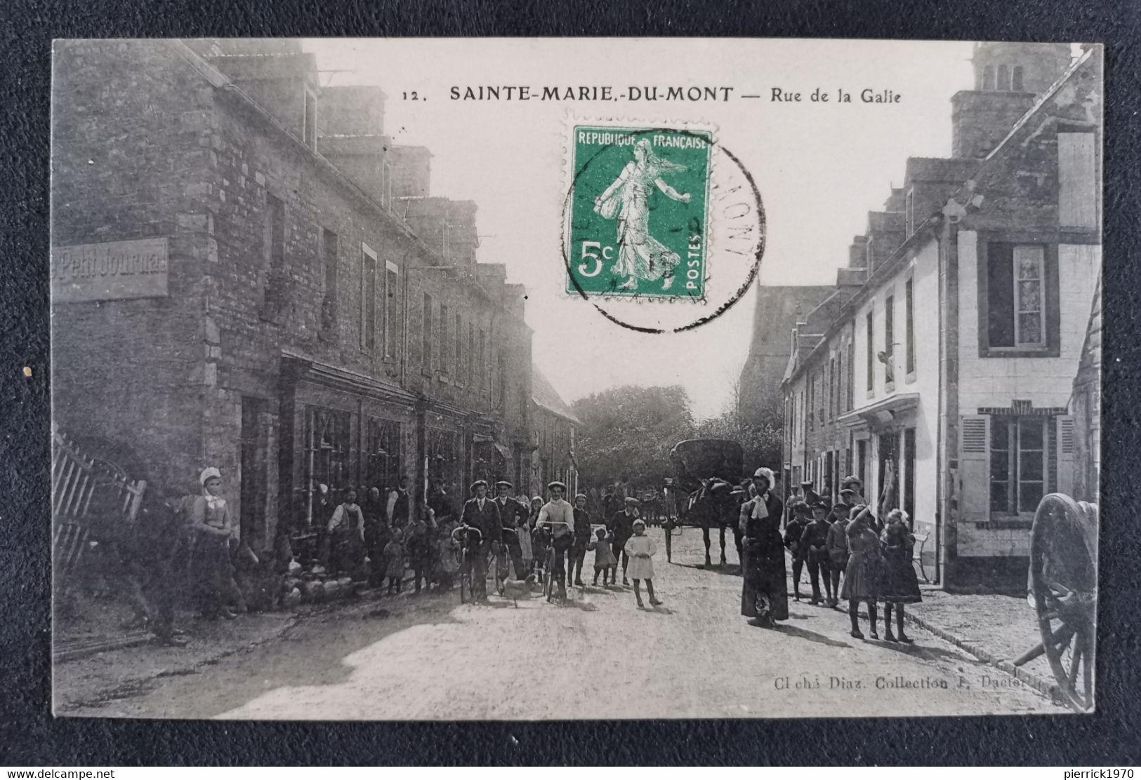 CPA / SAINTE MARIE DU MONT / RUE DE LA GALIE / ANIMEE - Altri & Non Classificati