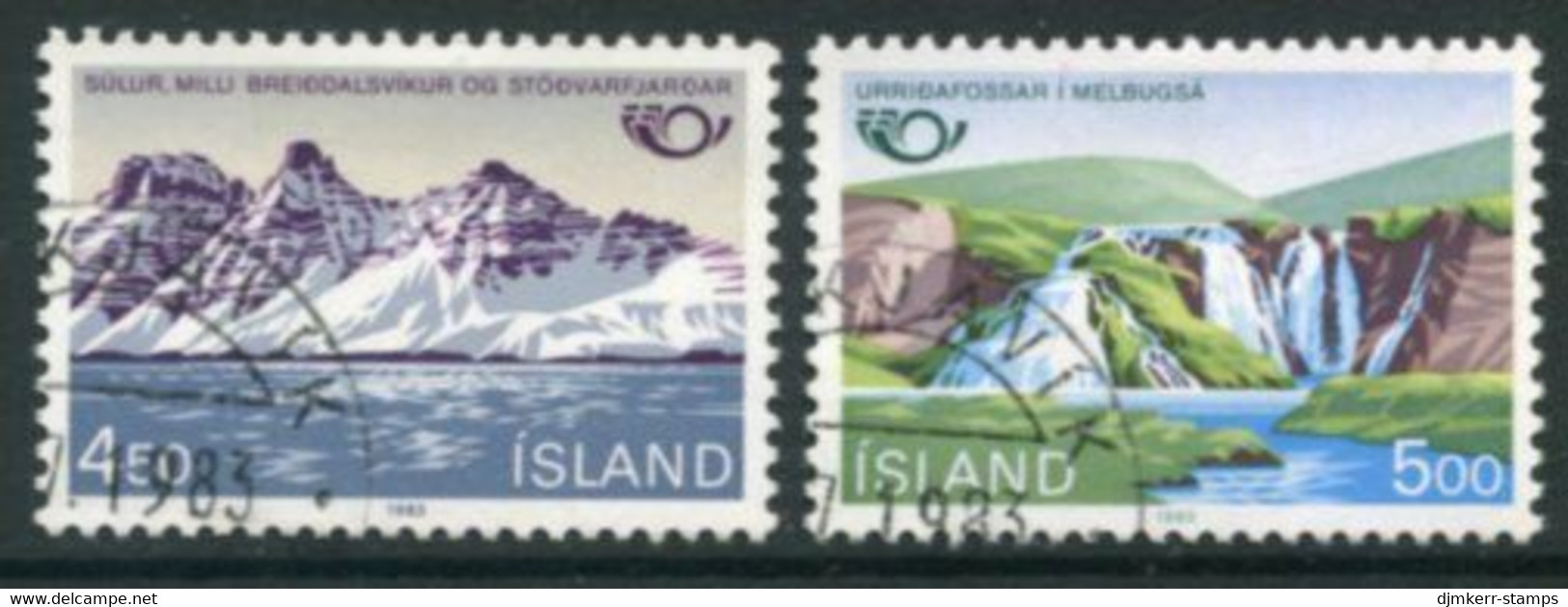 ICELAND 1983 Tourism Used.  Michel 596-97 - Used Stamps