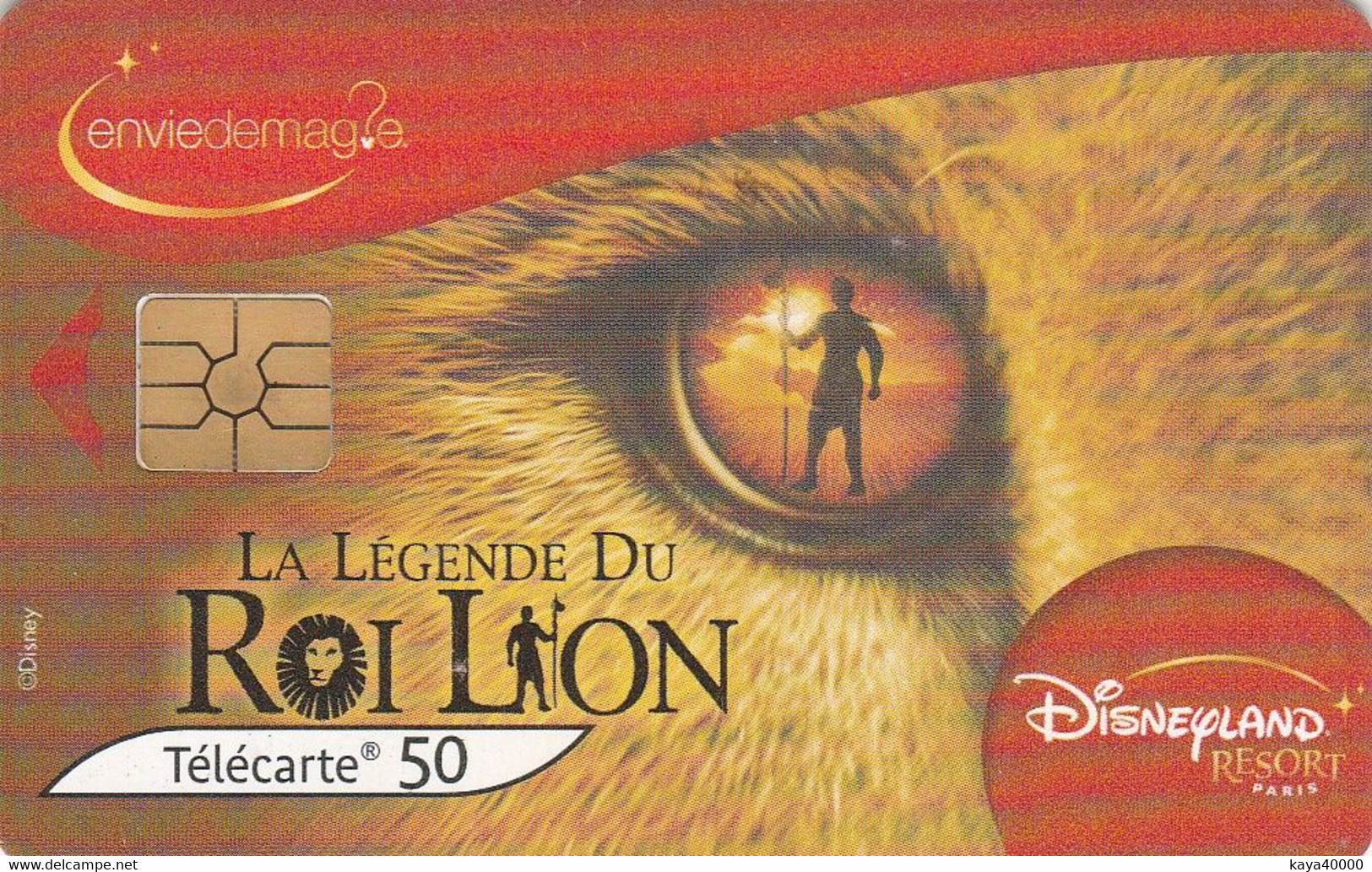 Télécarte  Francetélécom    #  LE ROI LION # - 2004