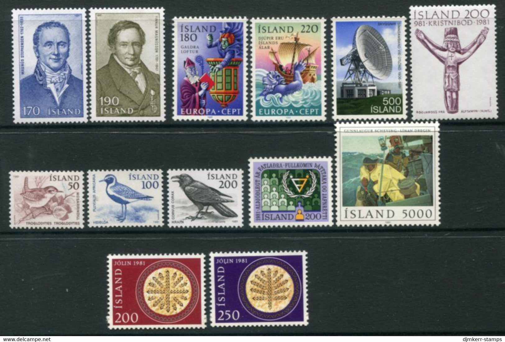 ICELAND 1981 Complete Issues MNH / **.  Michel 563-575 - Nuevos