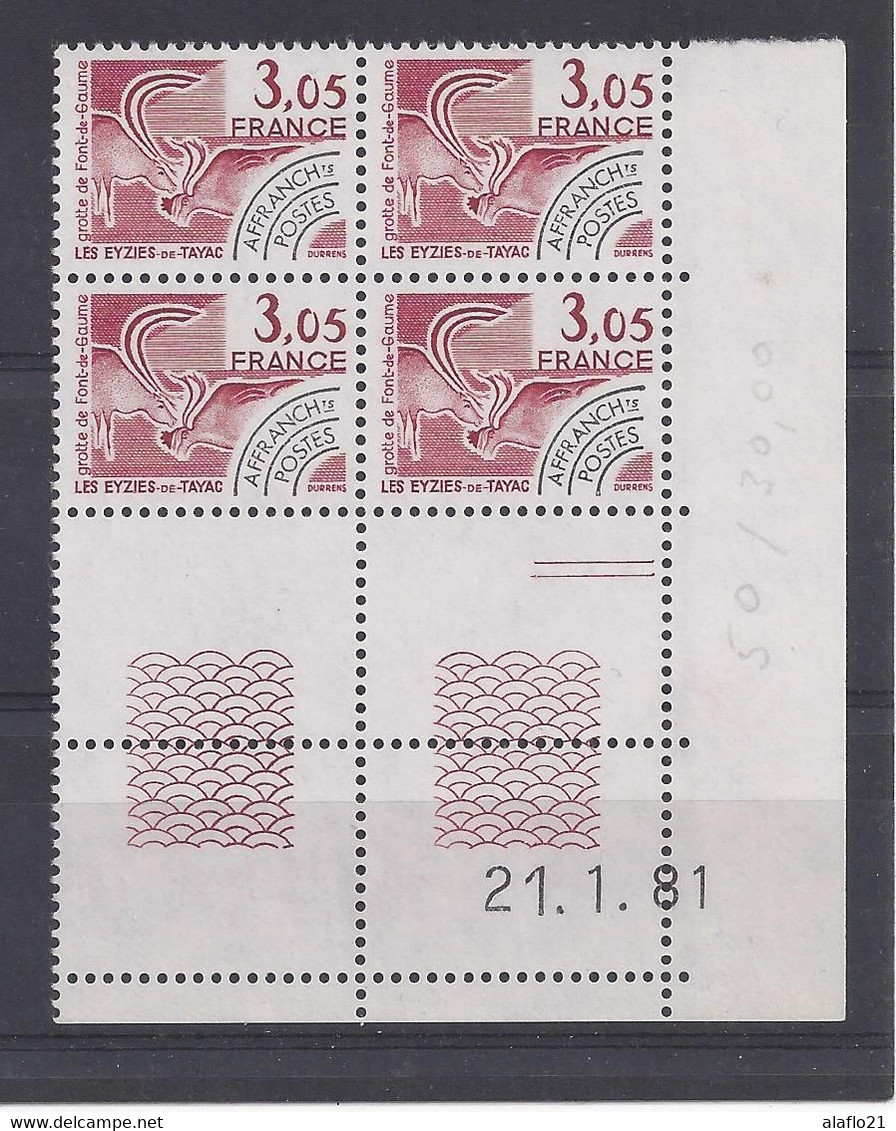 PREOBLITERE N° 173 - FONT De GAUNE - Bloc De 4 COIN DATE - NEUF** - 21/1/81 - Precancels