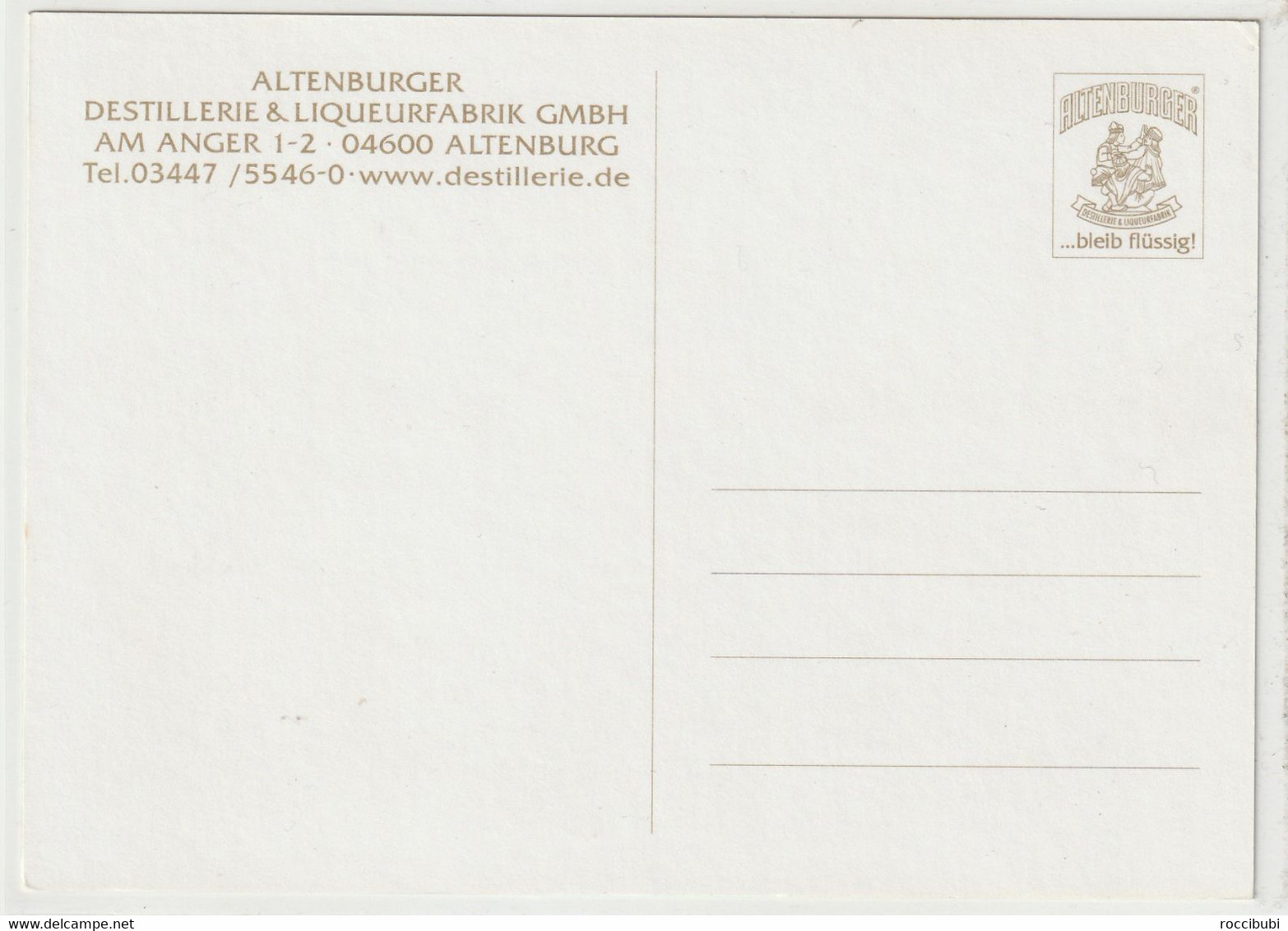 Altenburg, Destillerie & Liqueurfabrik - Altenburg