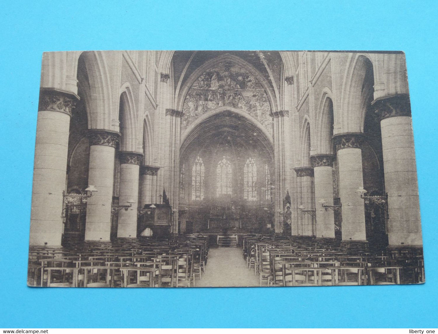 LEMBEEK - Lembecq Intérieur De L'eglise / Bionnenzicht Der Kerk ( Ed. Rimez ) Anno 1939 ( Zie Scans ) ! - Halle