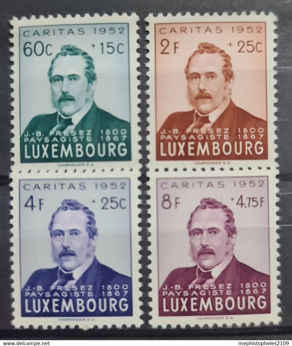 LUXEMBOURG 1952 - MNH - Mi 461-464 - Complete Set! - Oblitérés