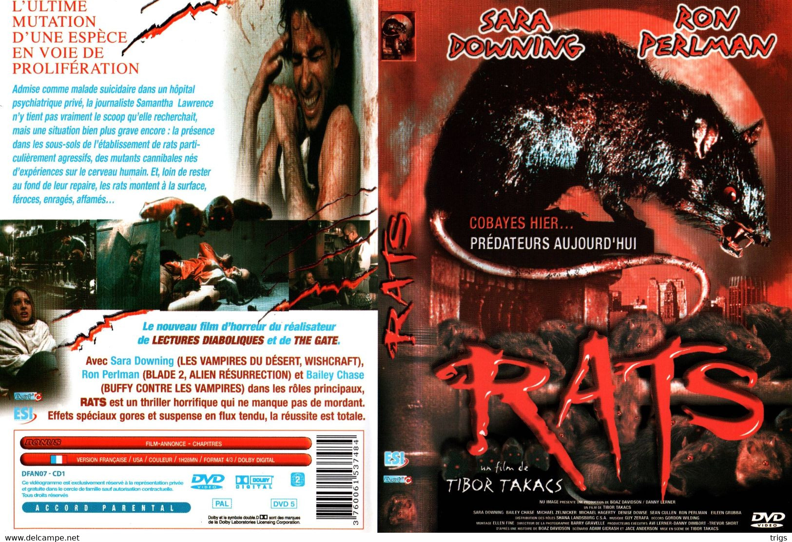 DVD - Rats - Horror