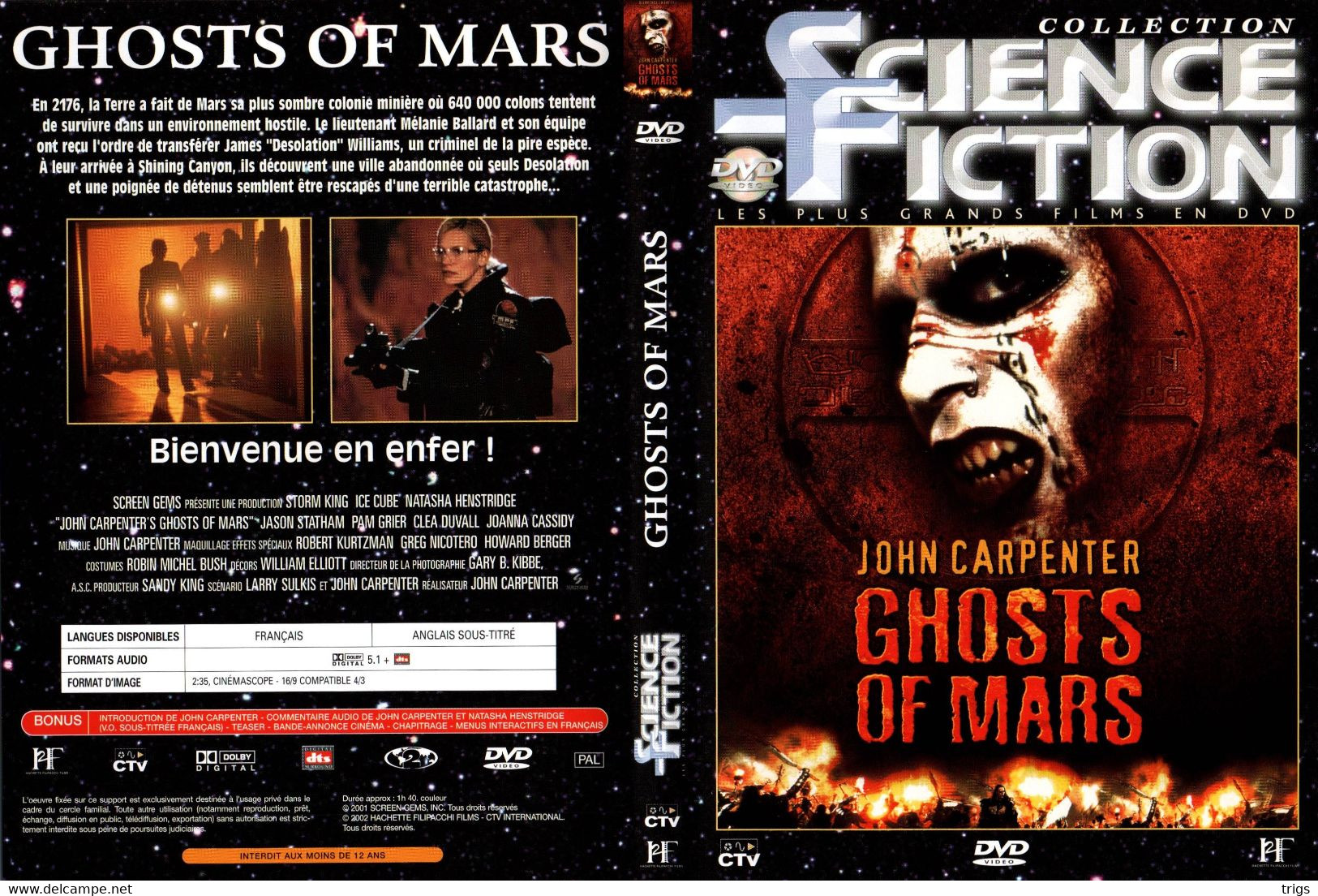 DVD - Ghosts Of Mars - Fantascienza E Fanstasy