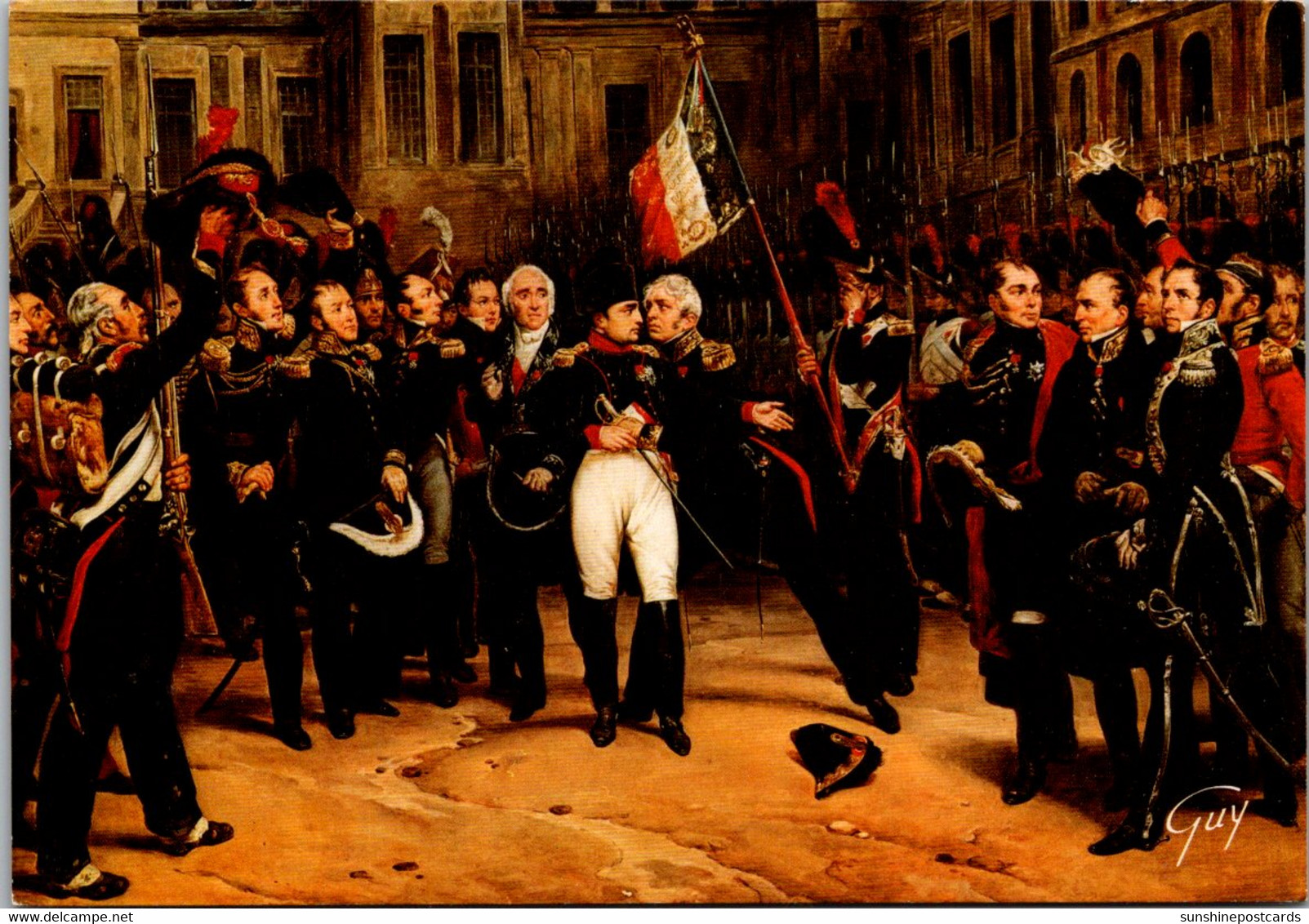 Adieu De Napoleon A La Garde 20 April 1814 Palais De Fontainbleau - Histoire