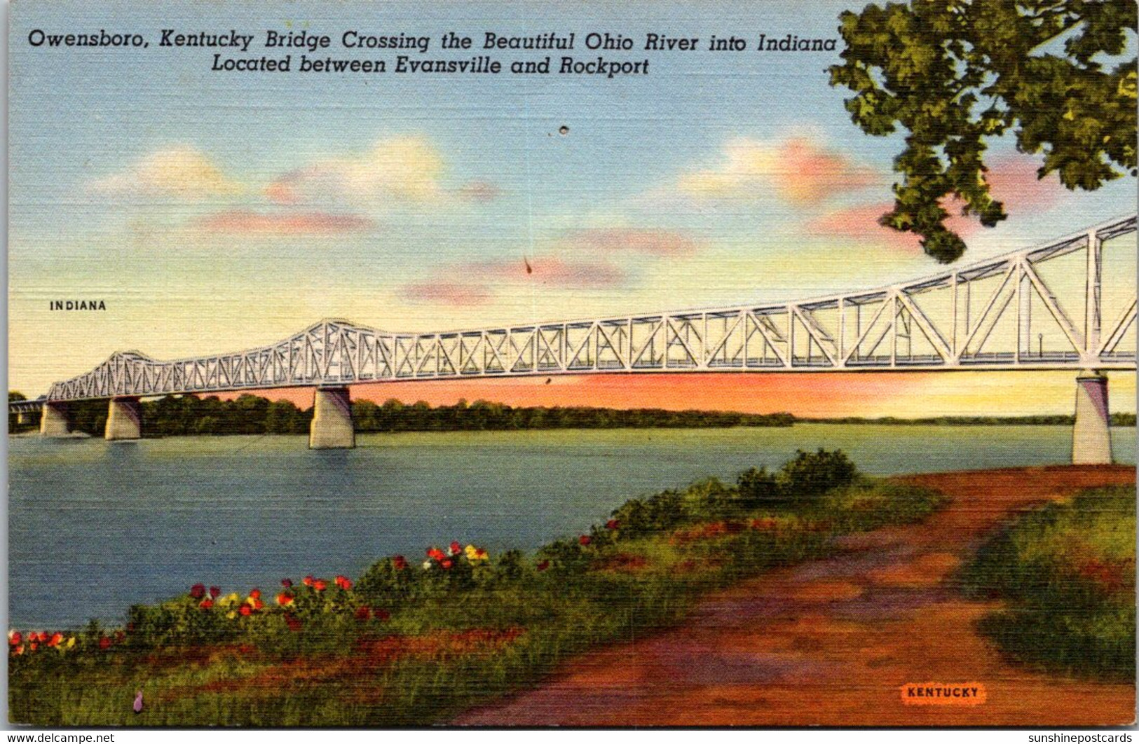 Kentucky Owensboro Kentucky Bridge Over Ohio River - Owensboro