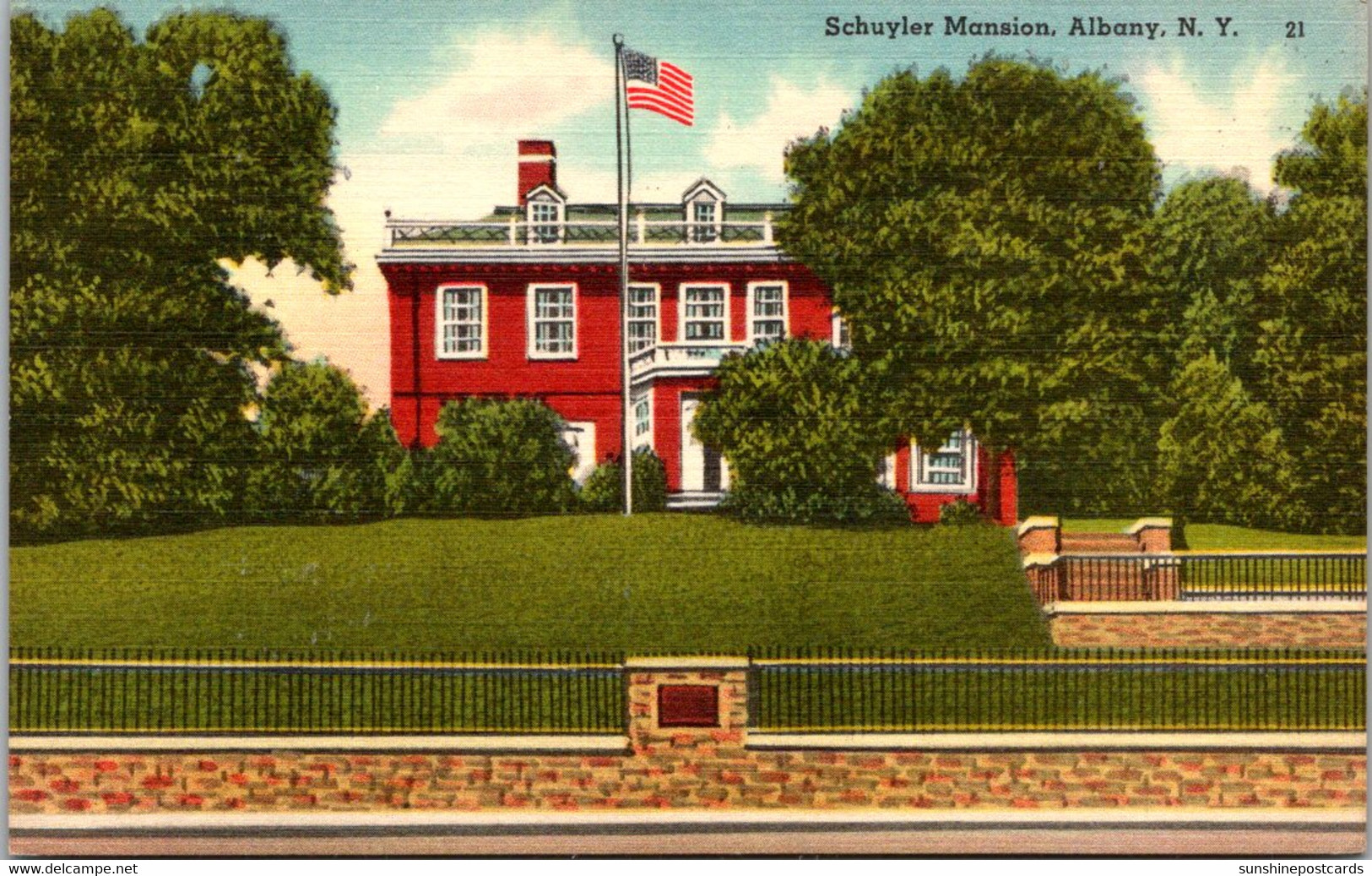 New York Albany The Schuyler Mansion - Albany