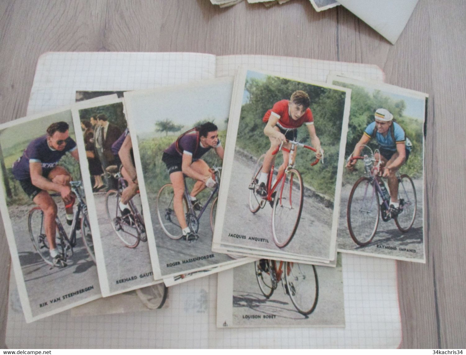 Cyclisme Vélo Tour Prix  collections de cliché photo carte postales ou autres dont certains avec des dédicaces