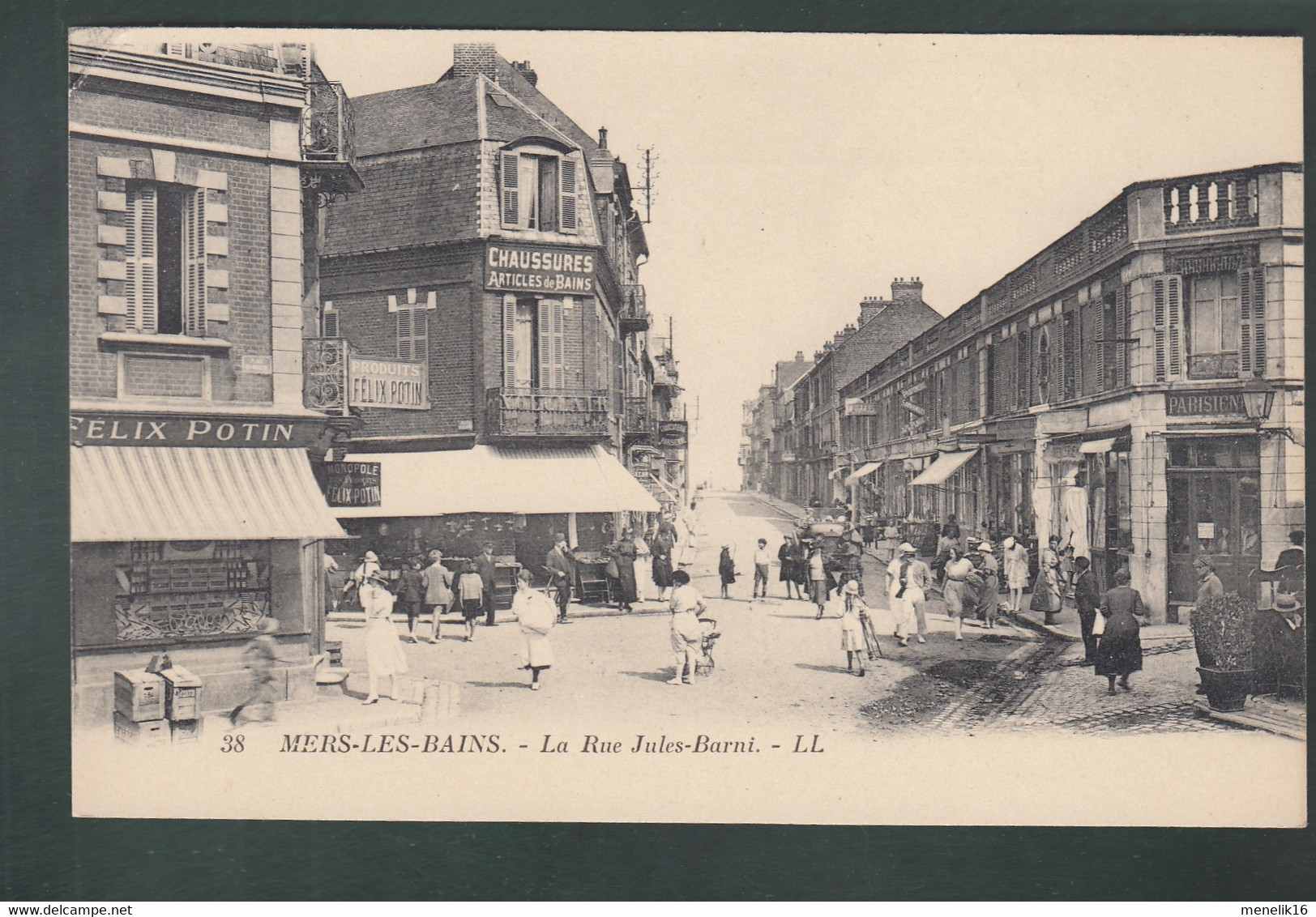 CP - 80 - Mers-les-Bains  -  Rue Jules-Barni - Mers Les Bains