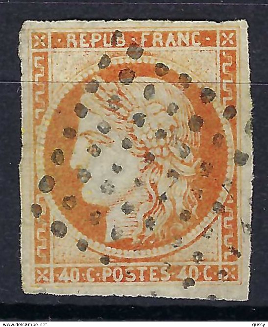 FRANCE Colonies Générales Ca.1871:  Le Y&T 13, Obl. Losange De Points, 2 Petites Déchirures En E - Cérès