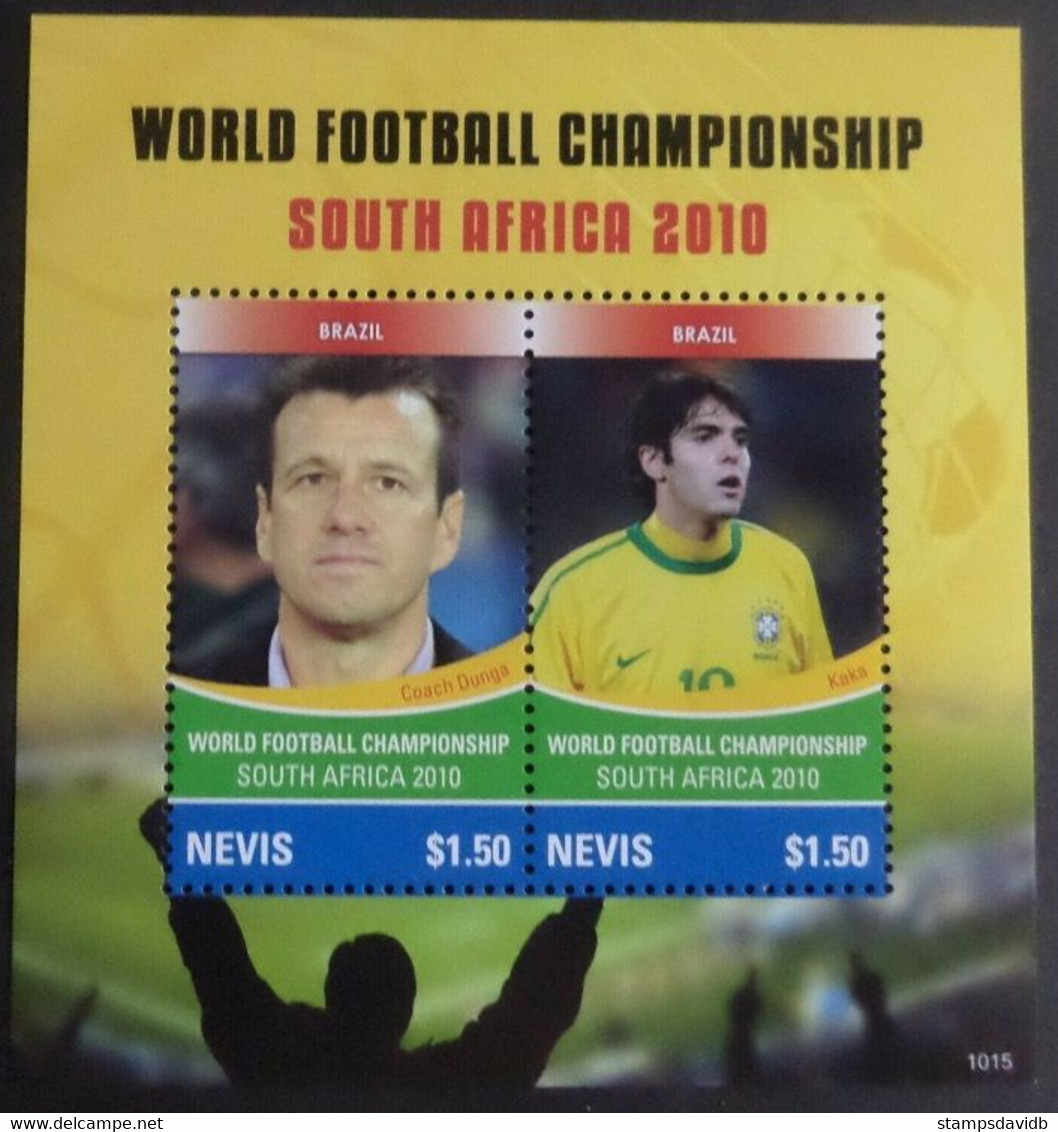 2010 Nevis 2509-2510/B293 2010 FIFA World Cup In South Africa - 2010 – South Africa