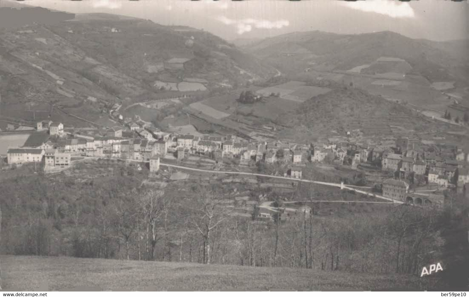 12 SAINT-SERNIN-SUR-RANCE VUE GENERALE - Sonstige & Ohne Zuordnung