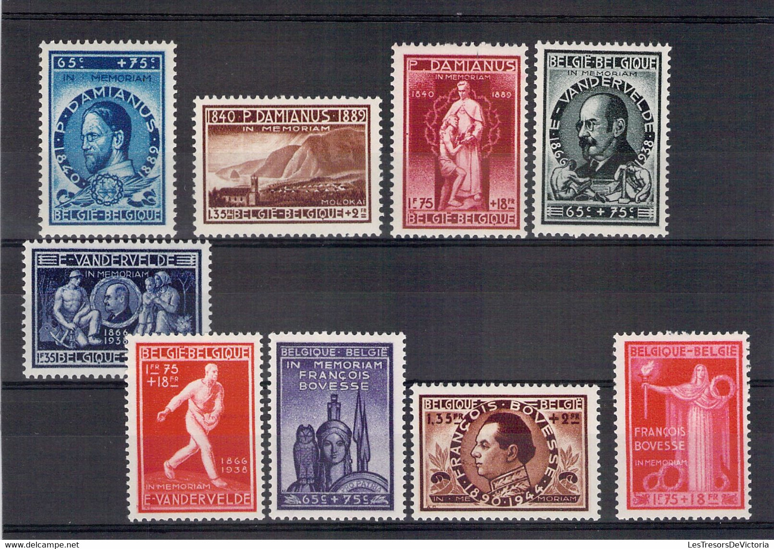 Belgique 1946 - COB 728/36 ** MNH - Cote 18 COB 2022 - Neufs