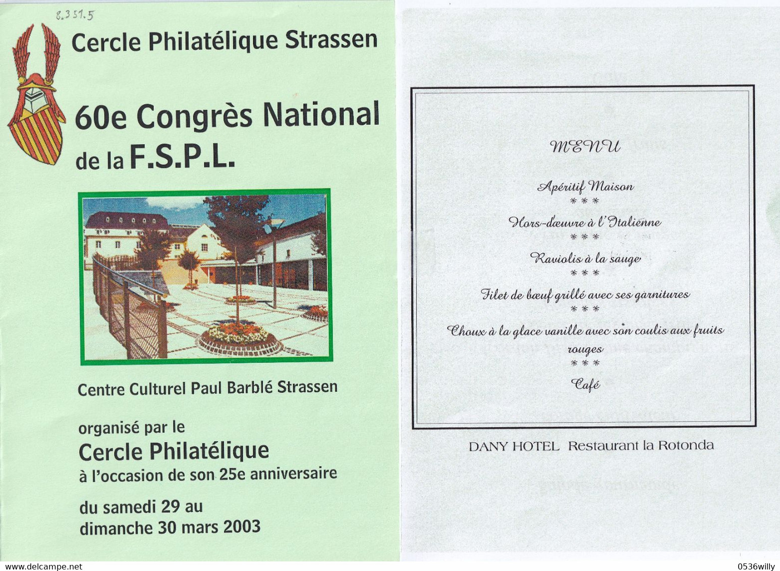 Strassen Congrès FSPL (8.351.5) - Briefe U. Dokumente