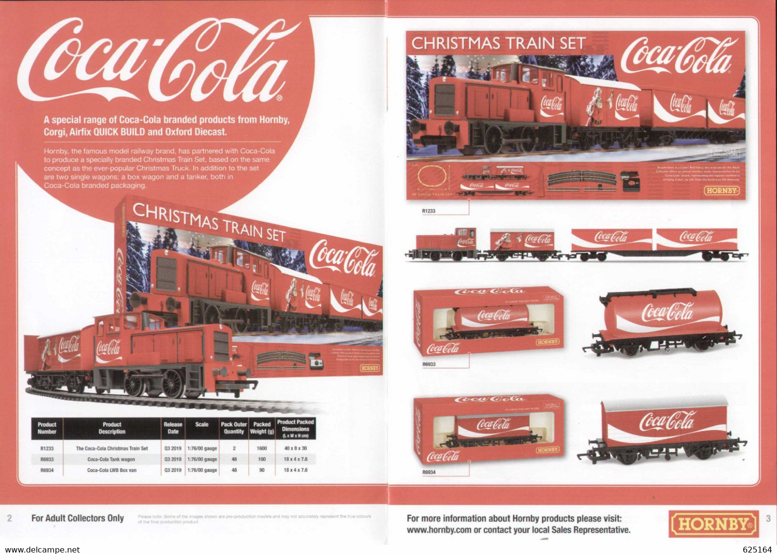 Catalogue Hornby Hobbies 2019 Coca Cola Special Corgi Oxford Models - English