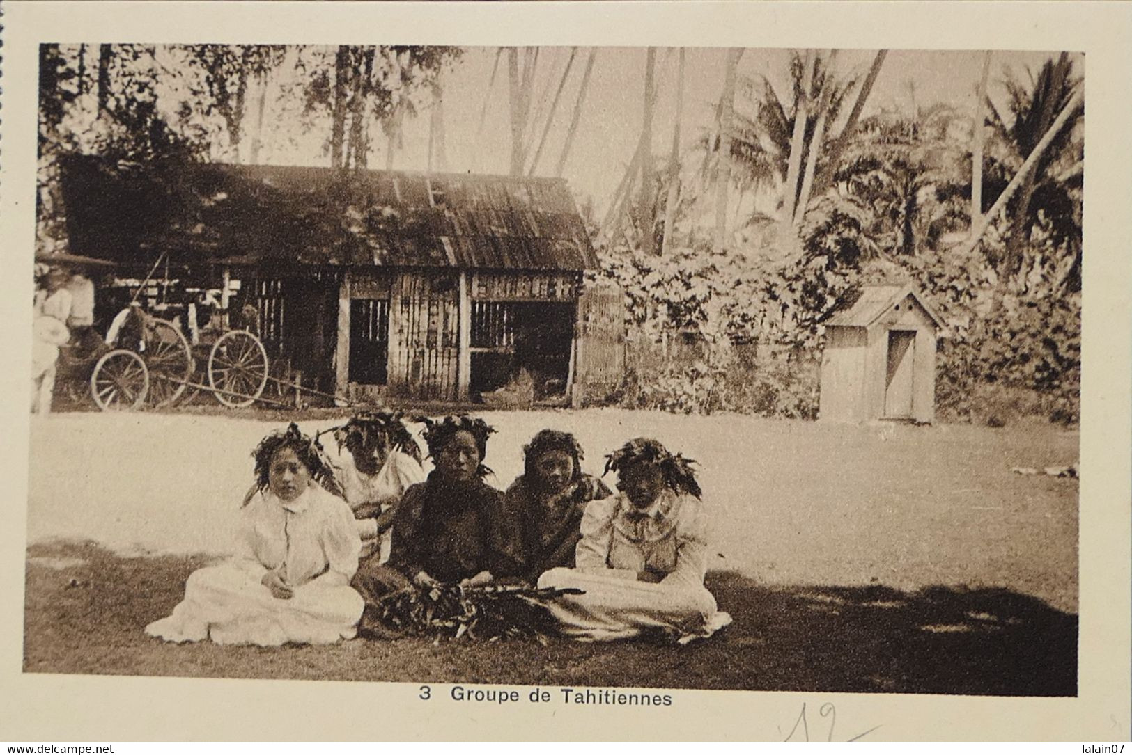 C. P. A. : Tahiti : Groupe De Tahitiennes - Tahiti