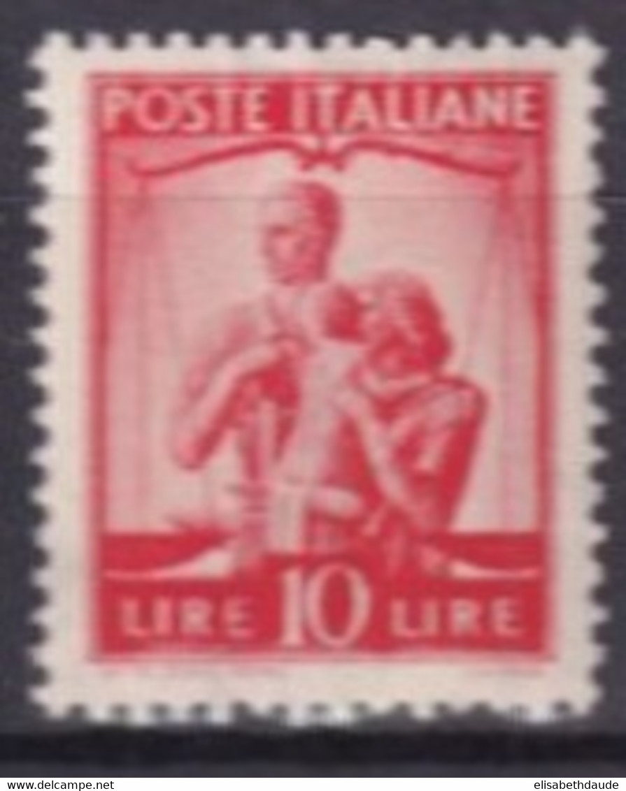 ITALIE - 1945 - YVERT N°497** MNH - COTE = 60 EUR. - Mint/hinged
