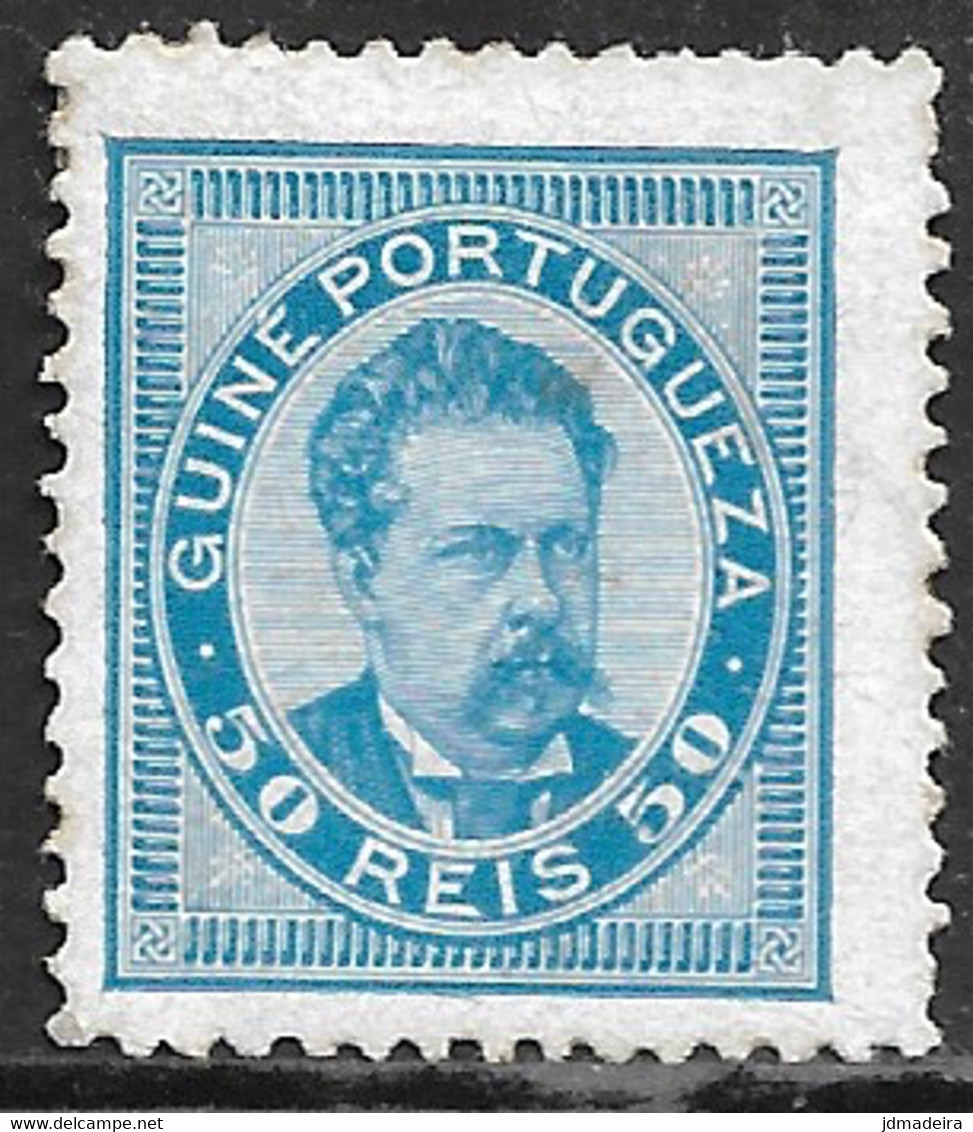 Portuguese Guine – 1886 King Luís 50 Reis Mint Stamp - Portugiesisch-Guinea