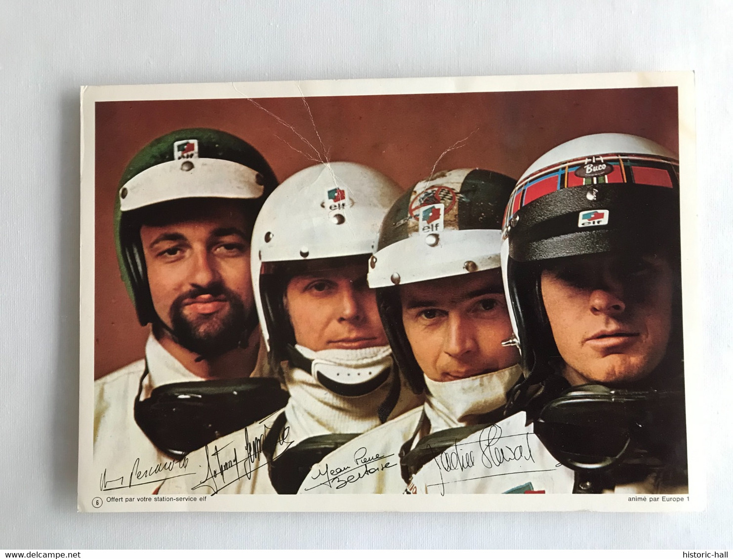 Carte Photo N°6  - L’EQUIPE MATRA ELF - 1970 - Automobile - F1